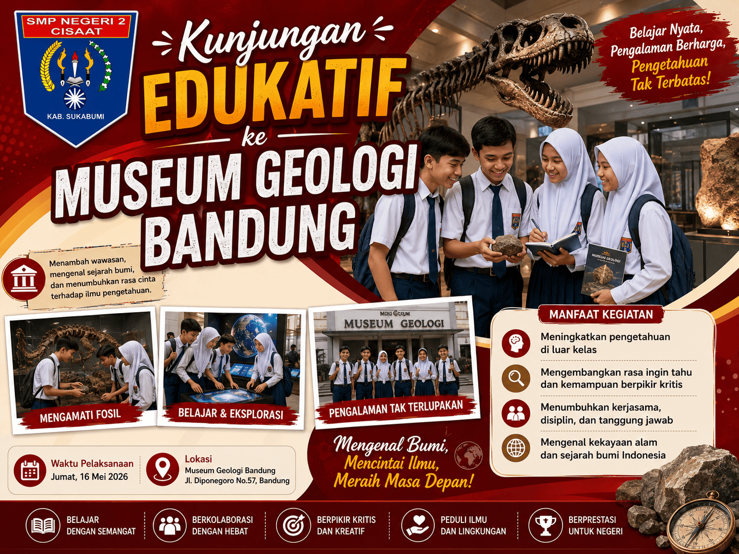 Kunjungan Edukatif ke Museum Geologi Bandung